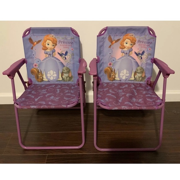 2 Disney Sofia the First Toddler Chairs Foldable - Picture 15 of 15
